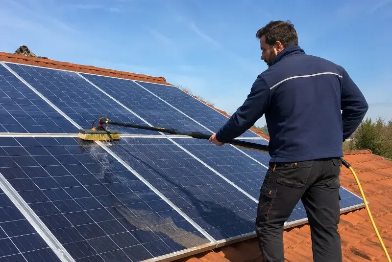 Nettoyage et entretien de panneaux solaires à Ventabren